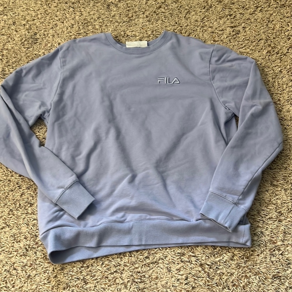 FILA crewneck. With pockets. Worn twice